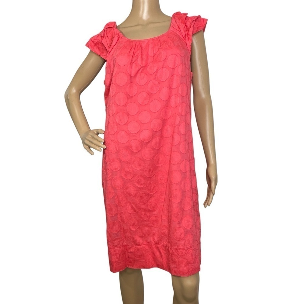 Rabbit Rabbit Rabbit coral dot dress 14